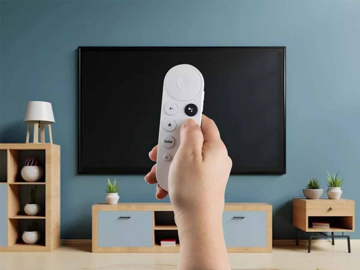 Control Compatible Con Google Chromecast 4k Hd Comando Voz