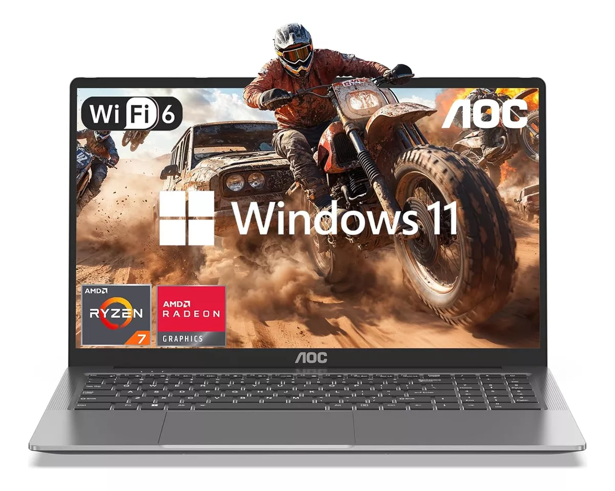 Aoc Laptop Games Amd Ryzen 7 5825u 16gb Ram 512gb Ssd 16.1''