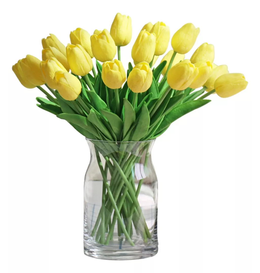 30 Flores Artificiales Tulipanes Decorativas Hogar Fiestas