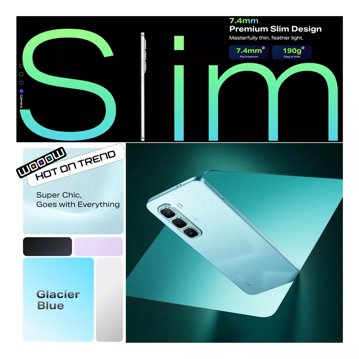 Infinix Hot 50 Pro Dual Sim 256gb 8gb+8gb Ram Azul