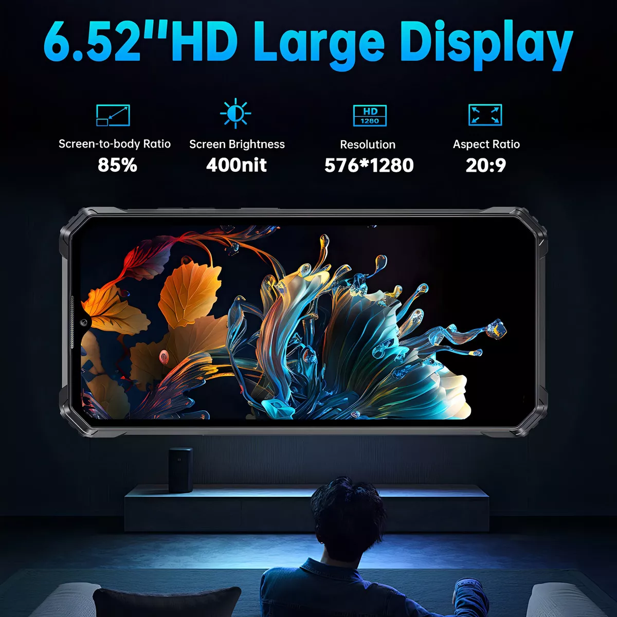 Smartphone Oukitel Wp28s 16gb(4+12) Ram 128g Rom 10600mah Android 14