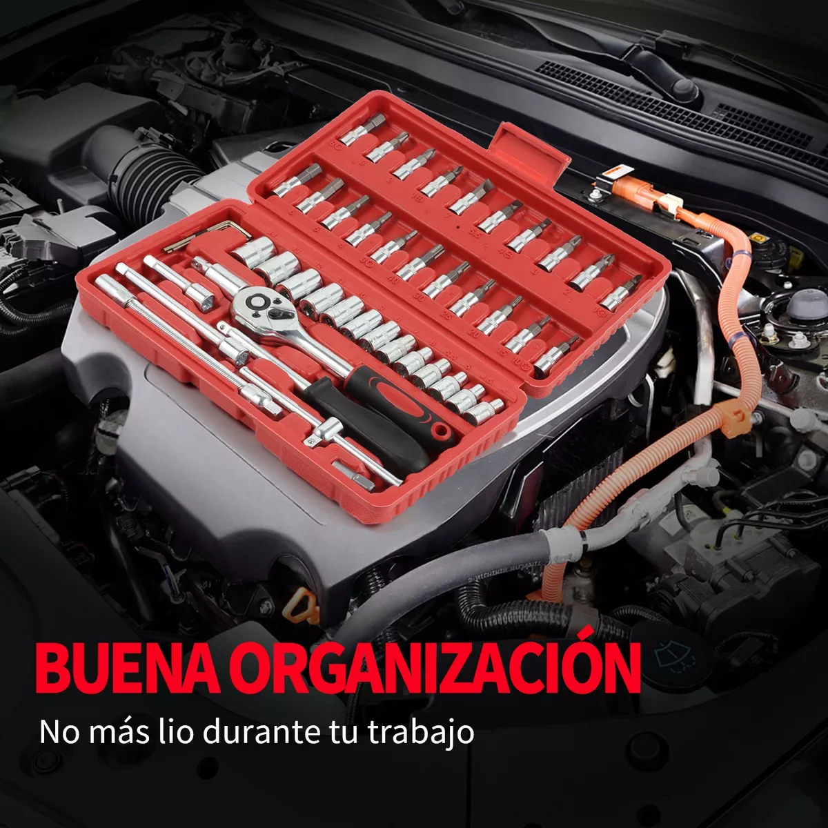 Kit Juego De Herramientas Manuales Mecanicas Mecanico Dados