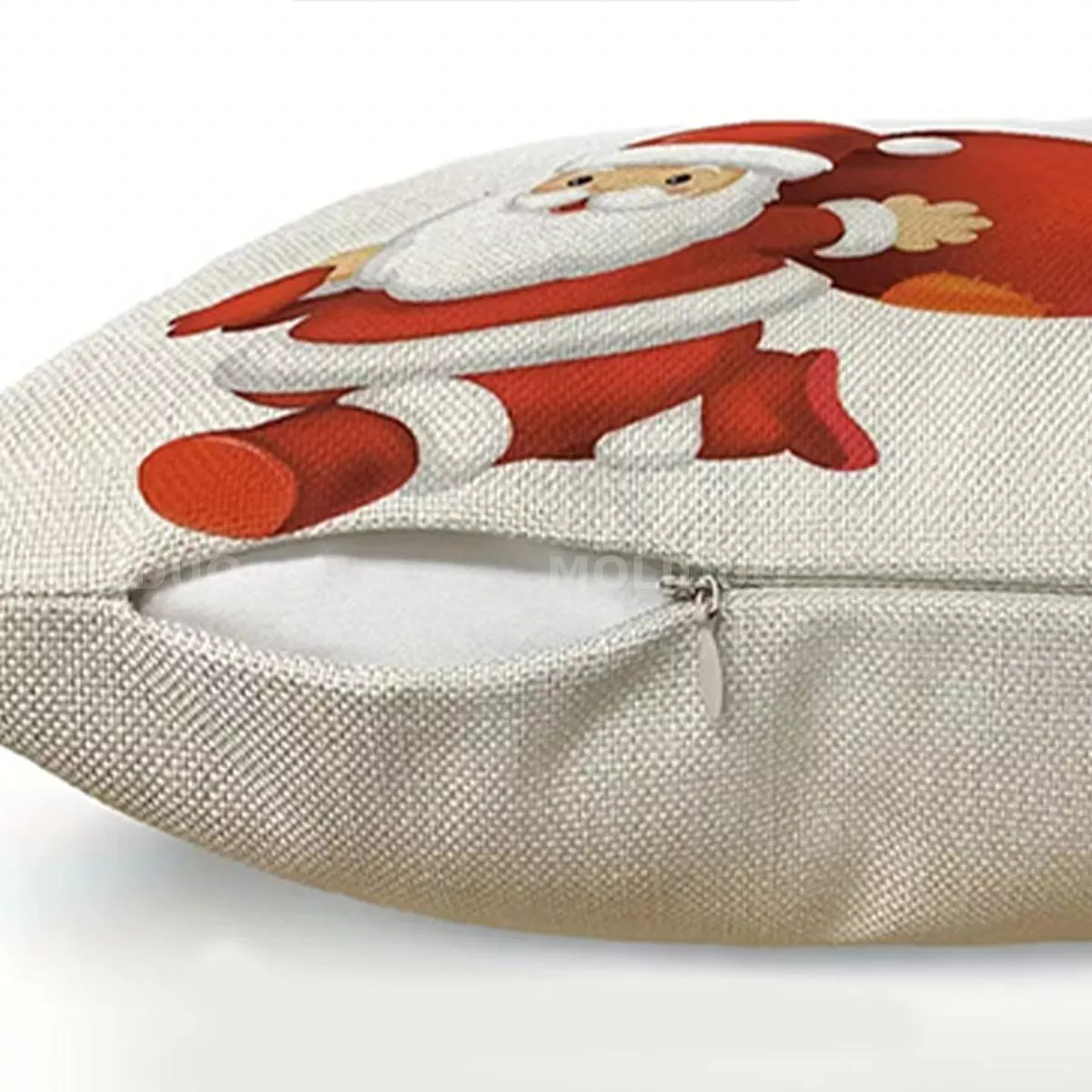 6 Fundas Navideñas Cojines Decorativos Fundas Almohadas Lino