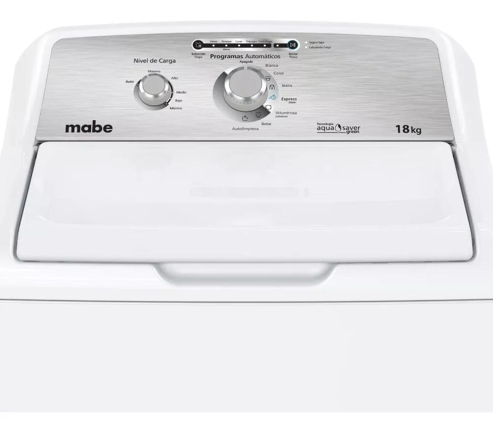 Lavadora Automática 18 Kg Nueva Blanca Mabe - Lma78112cbab0