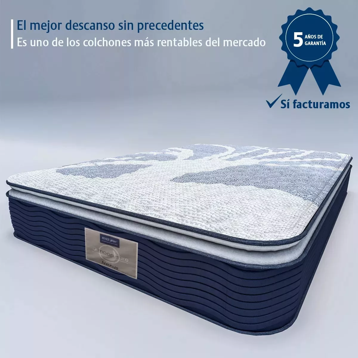 Colchones Individual Restonic Nexus Ortopedico Con Resortes