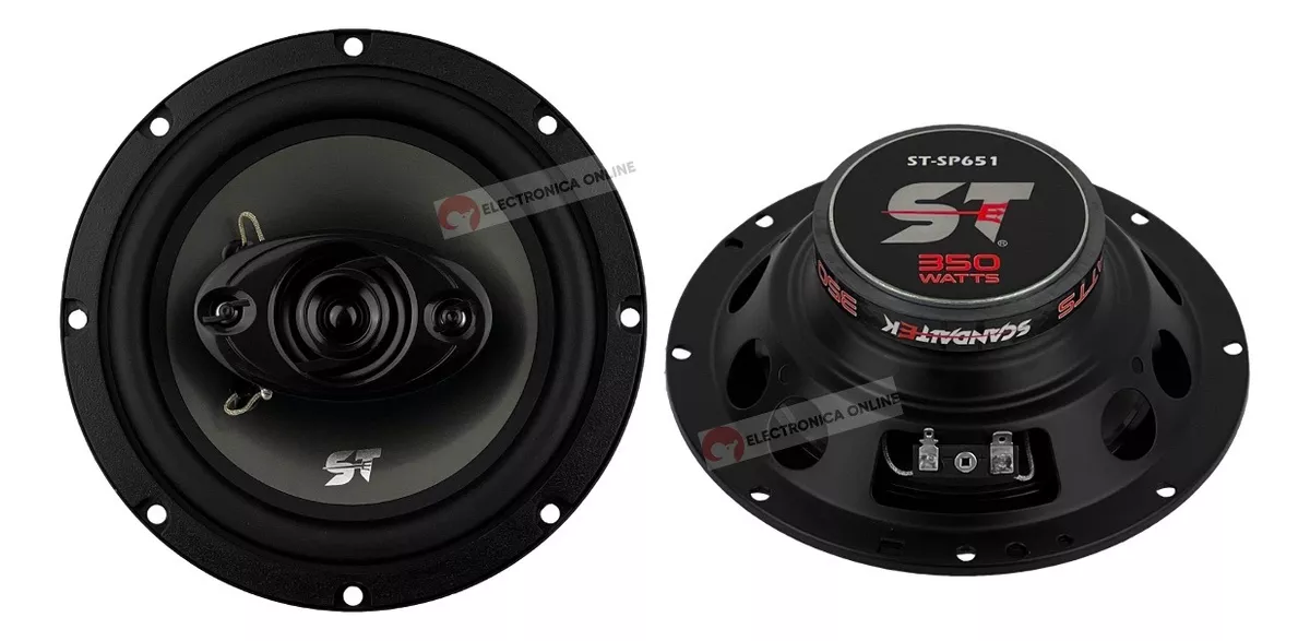 Paquete De 4 Bocinas Para Auto 6x9 Y 6.5 Scandaltek 850w
