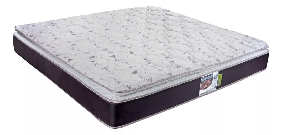 Colchón King Size Spring Air Con Base Recamara Bases Color Base Lino Gris