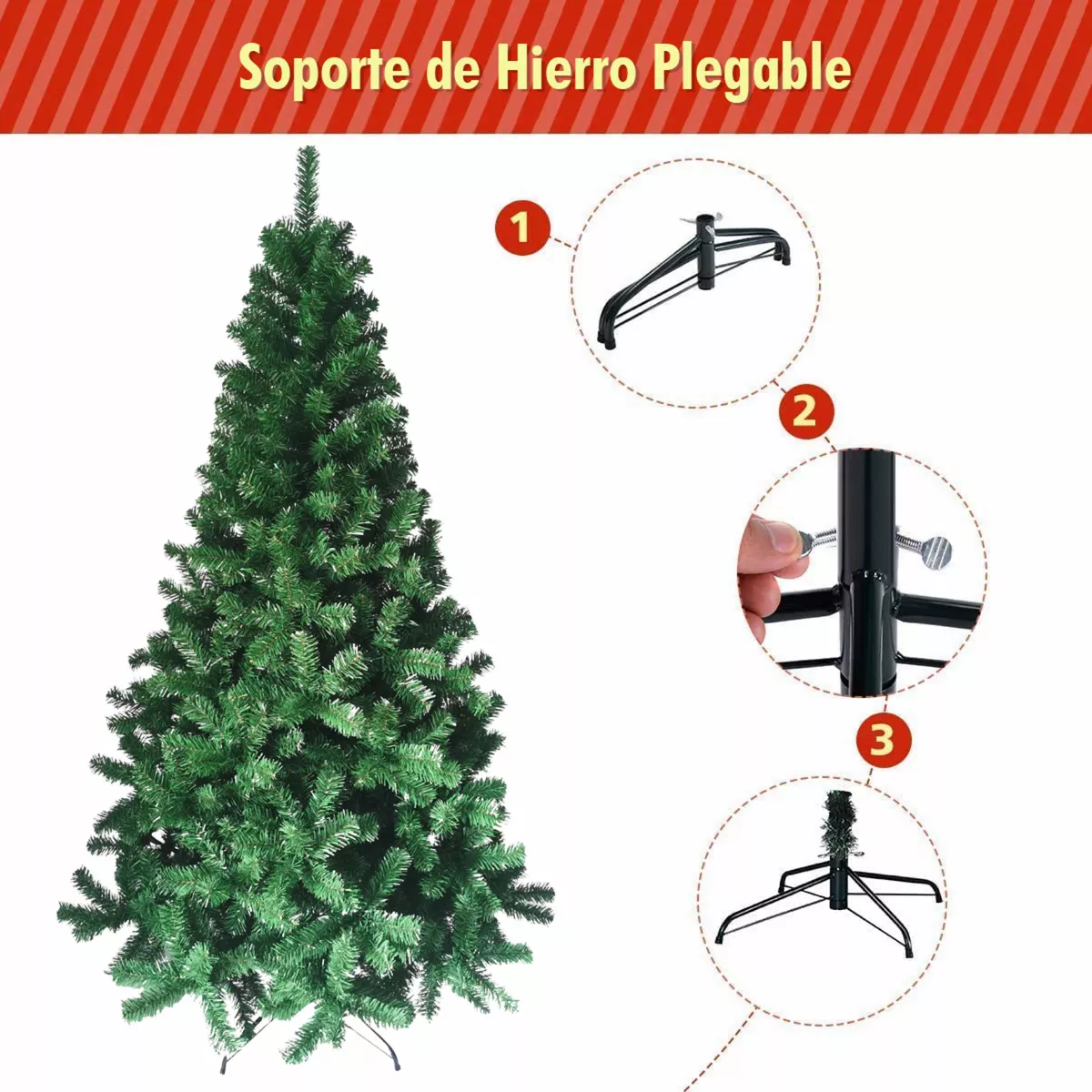 Árbol De Navidad Fondonso De 1.80 Metros Original Trady Fit
