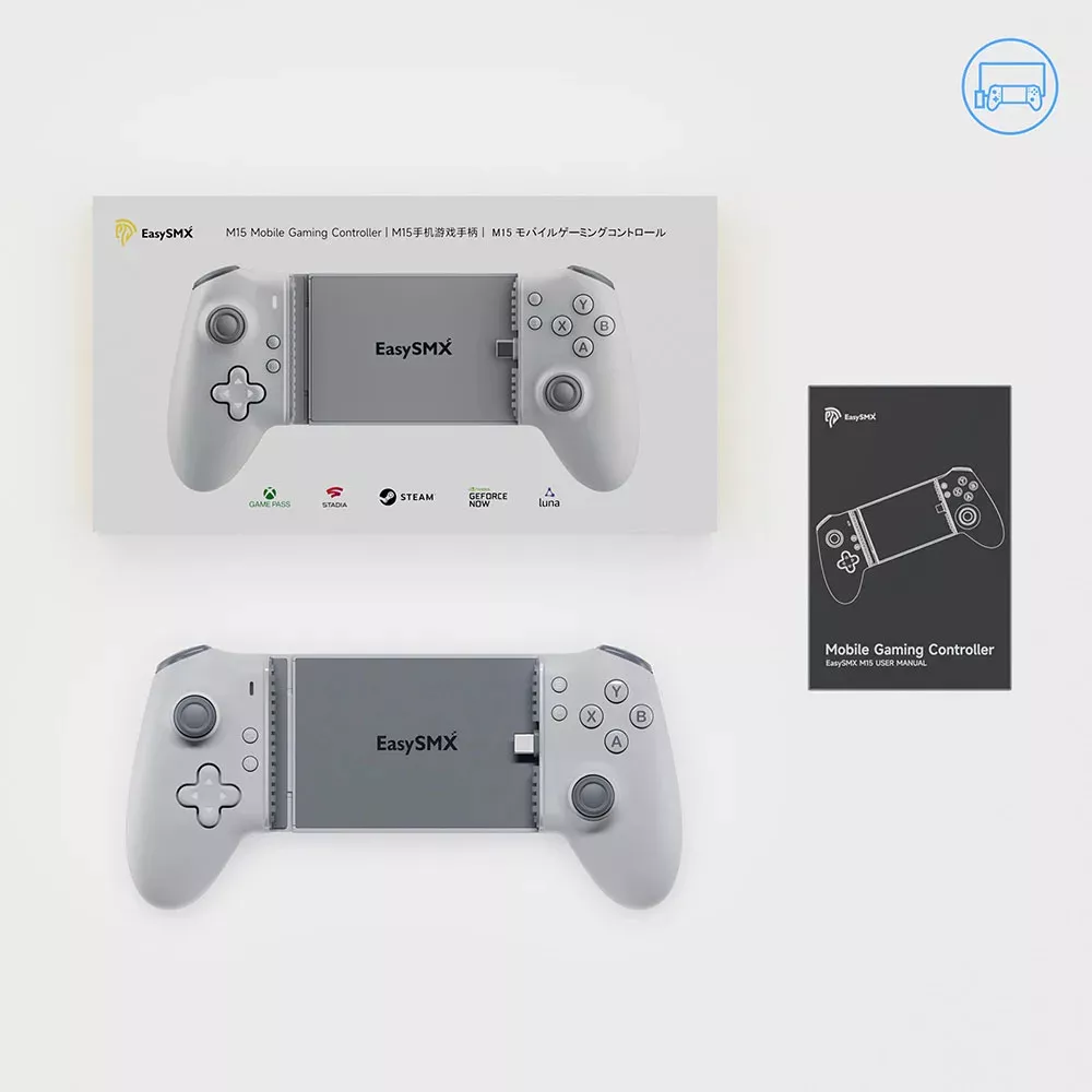 Easysmx M15 Móvil Mando De Juego Para Teléfono Android & iPhone 15 Con Botones Mecánicos Joysticks Triggers Controlador Plug And Play Compatible Con Xbox Game Pass Xcloud Call Of Duty Roblox