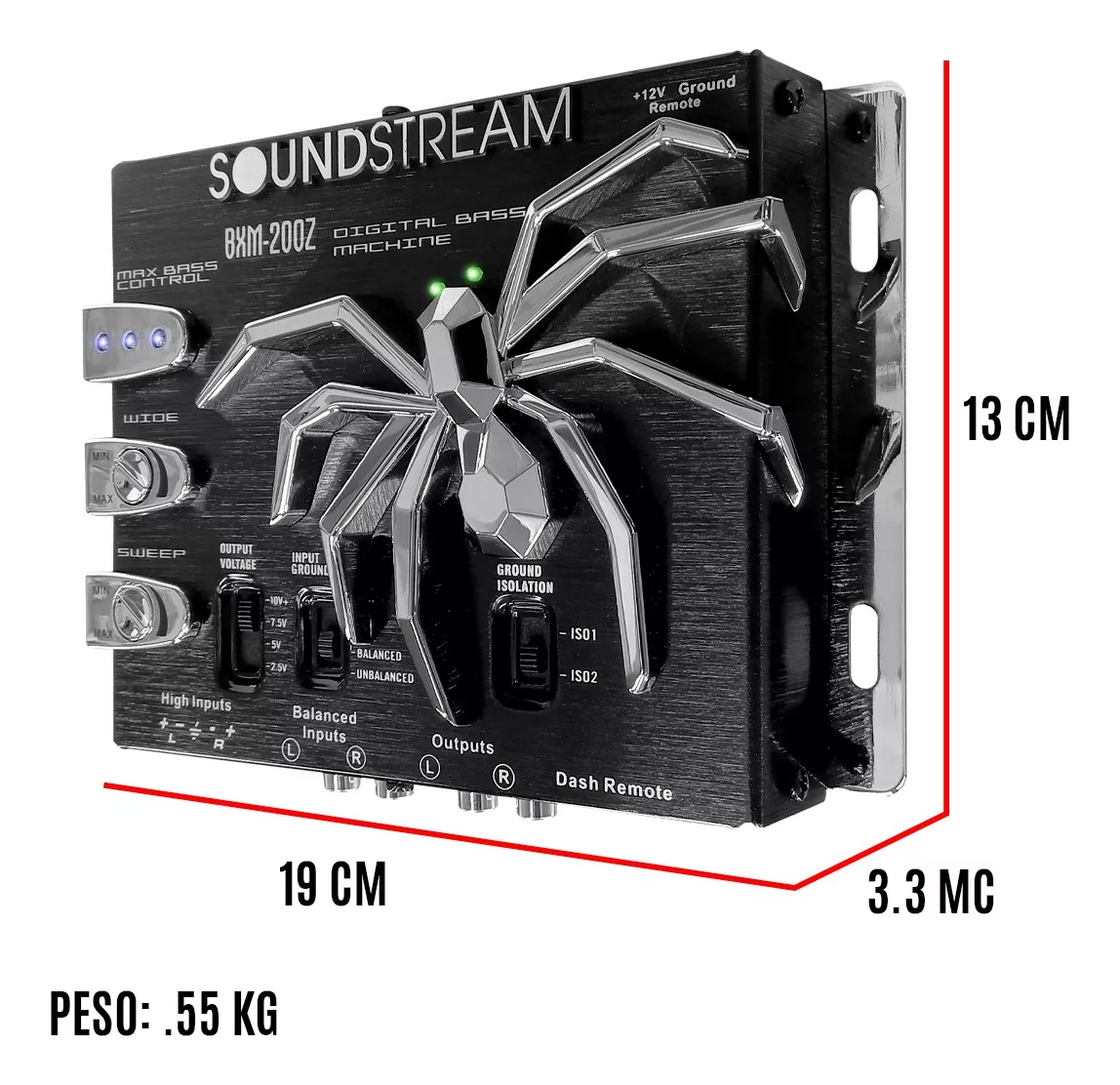 Epicentro Restaurador Bajos (crossover) Soundstream Bxm-200z