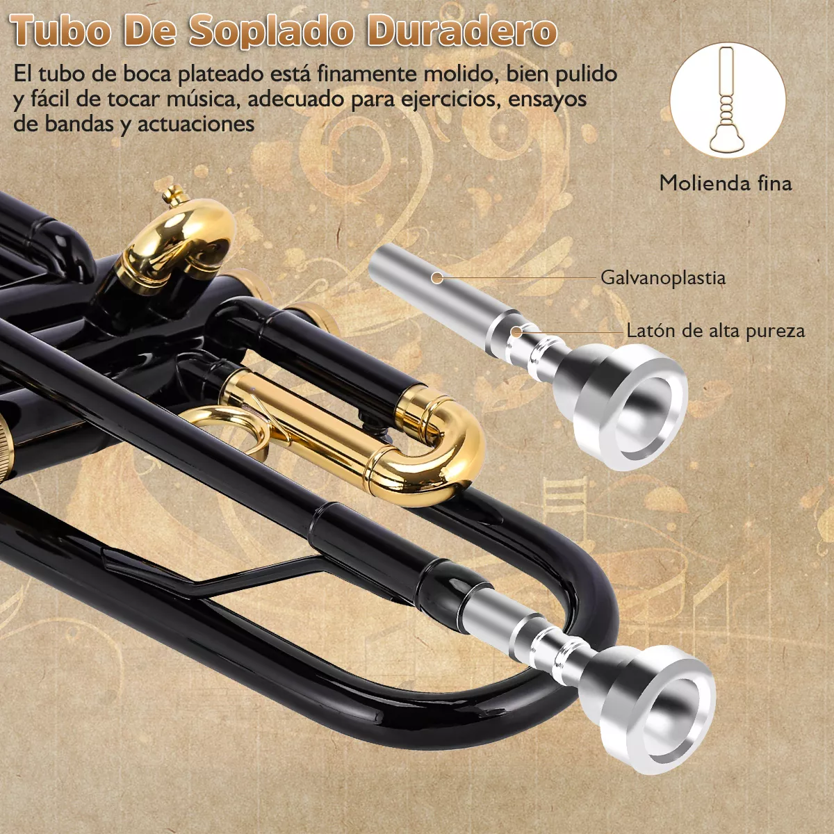 Trompeta Annizhty YQXH001 Negro