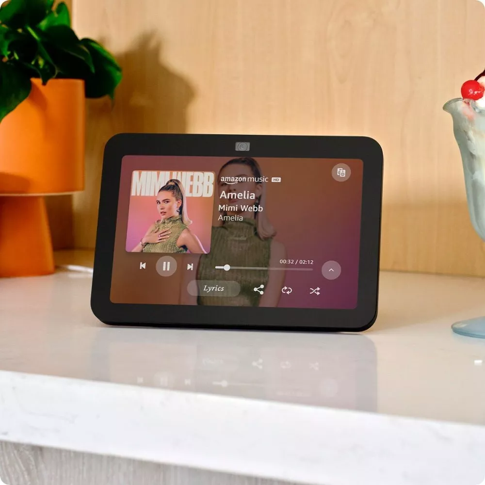 Amazon Echo Show 8 3era Gen con audio espacial Blanco