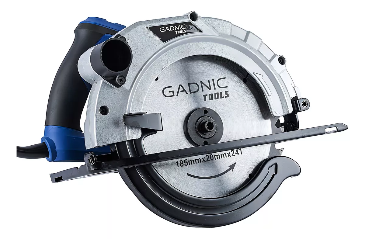 Sierra Circular Eléctrica Gadnic Multipropósito 1650w 185mm