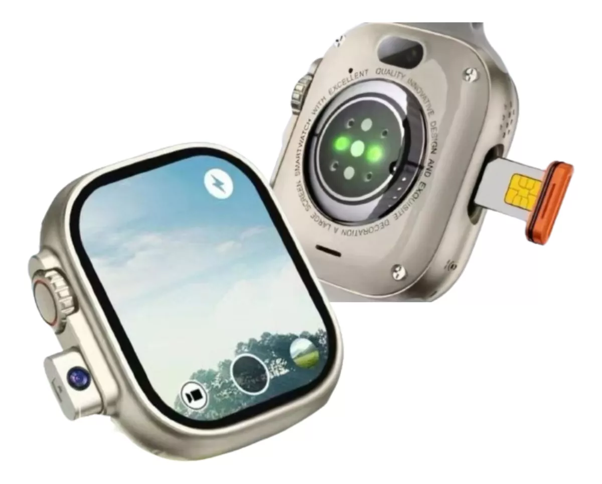 Smartwatch Ultra 4g, 5g Autempo 2024 Android Sim Apps Camara