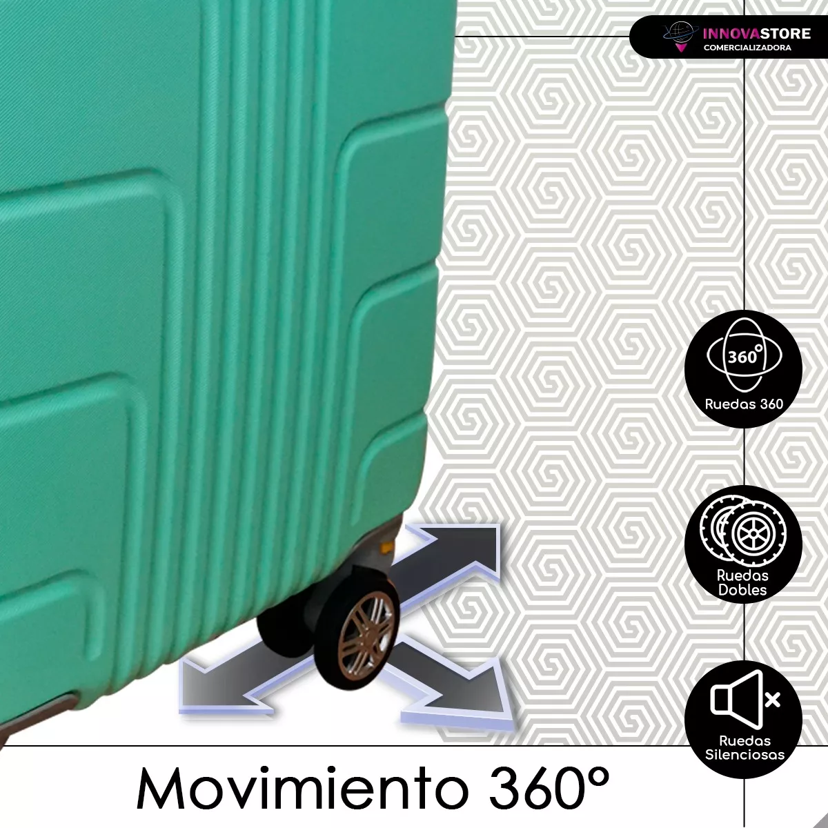 Kit Viaje Maletas Avión 2pz 10kilos Ruedas 360 Set 20+20 Pul