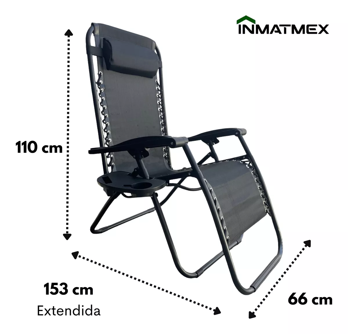 Set 2 Camastro Silla Plegable Gravdad 0 Jardin Alberca Playa