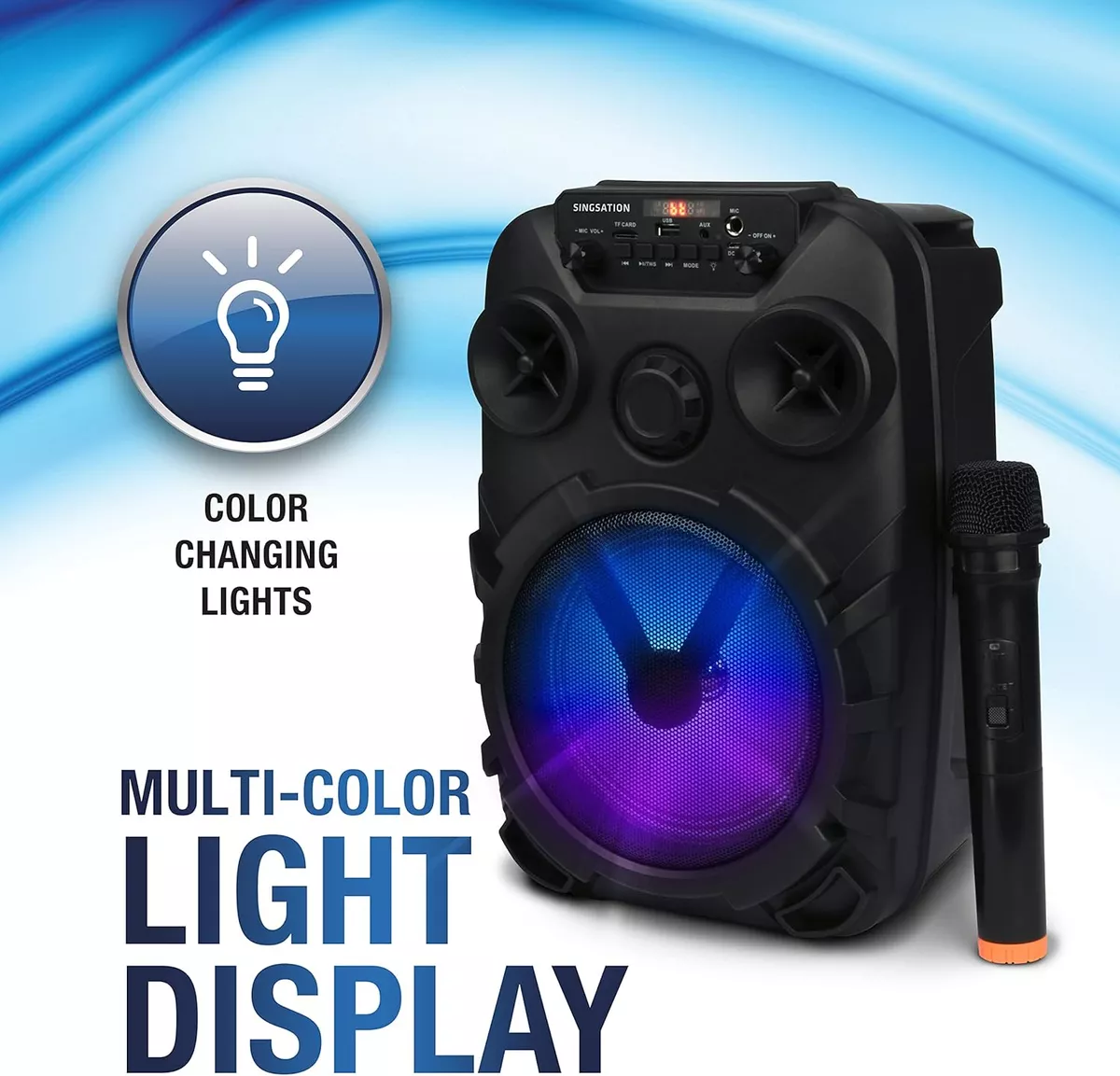 Singsation Allegro - Sistema De Karaoke Portátil/ Microfono