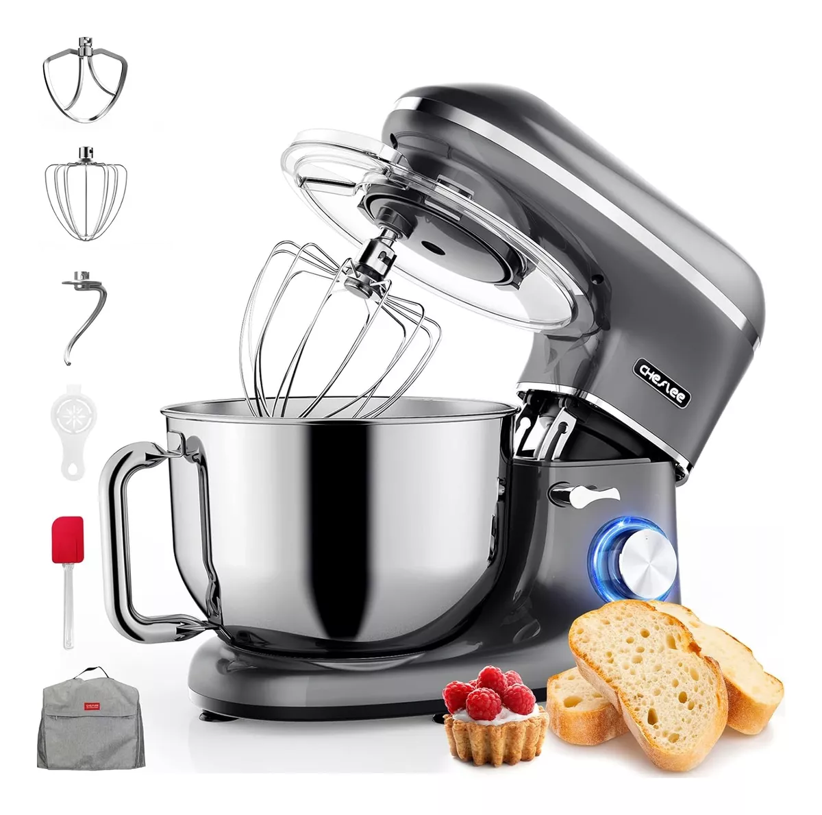 6 Velocidades, Batidora De Pedestal Eléctrico 120v-60hz 660w