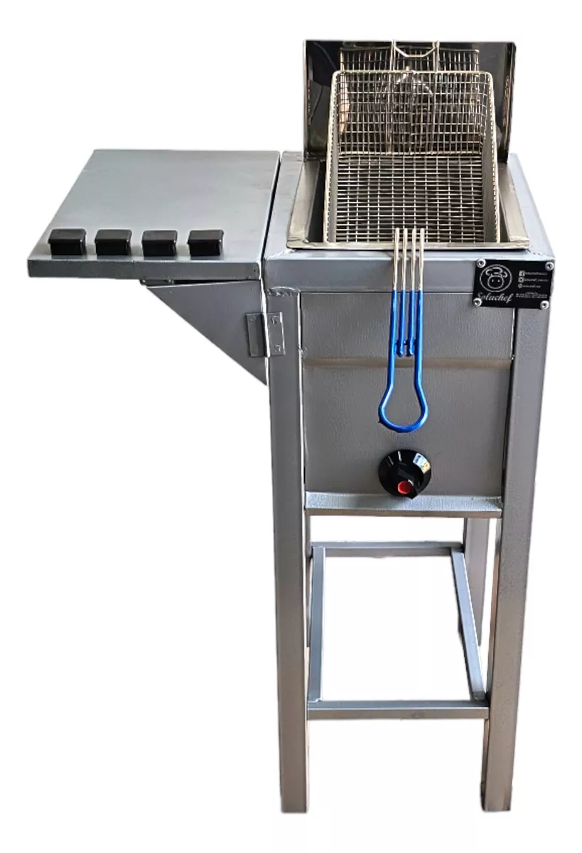 Freidora De Aceite Con Repisa Profesional