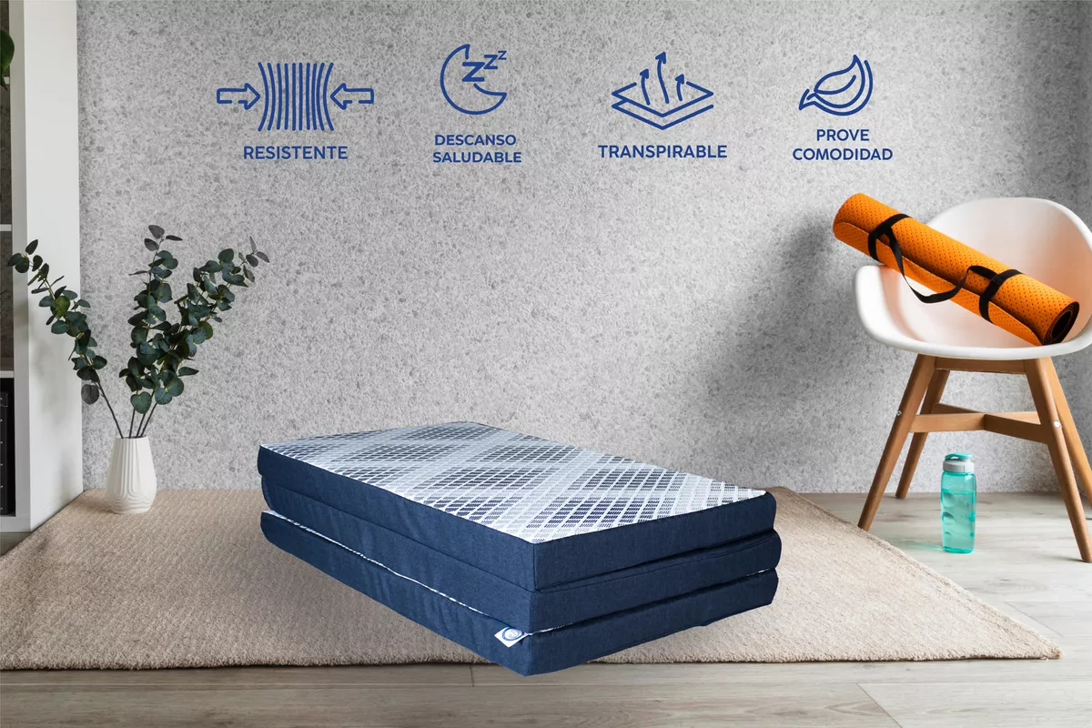 Colchón Individual Plegable Seccionado 9 Cm Original Drjoohn