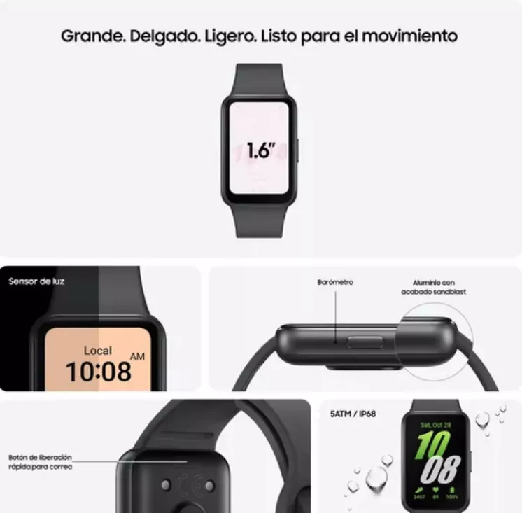 Smartwatch Samsung Galaxy Fit 3 16 Mg Rom 256 Mg