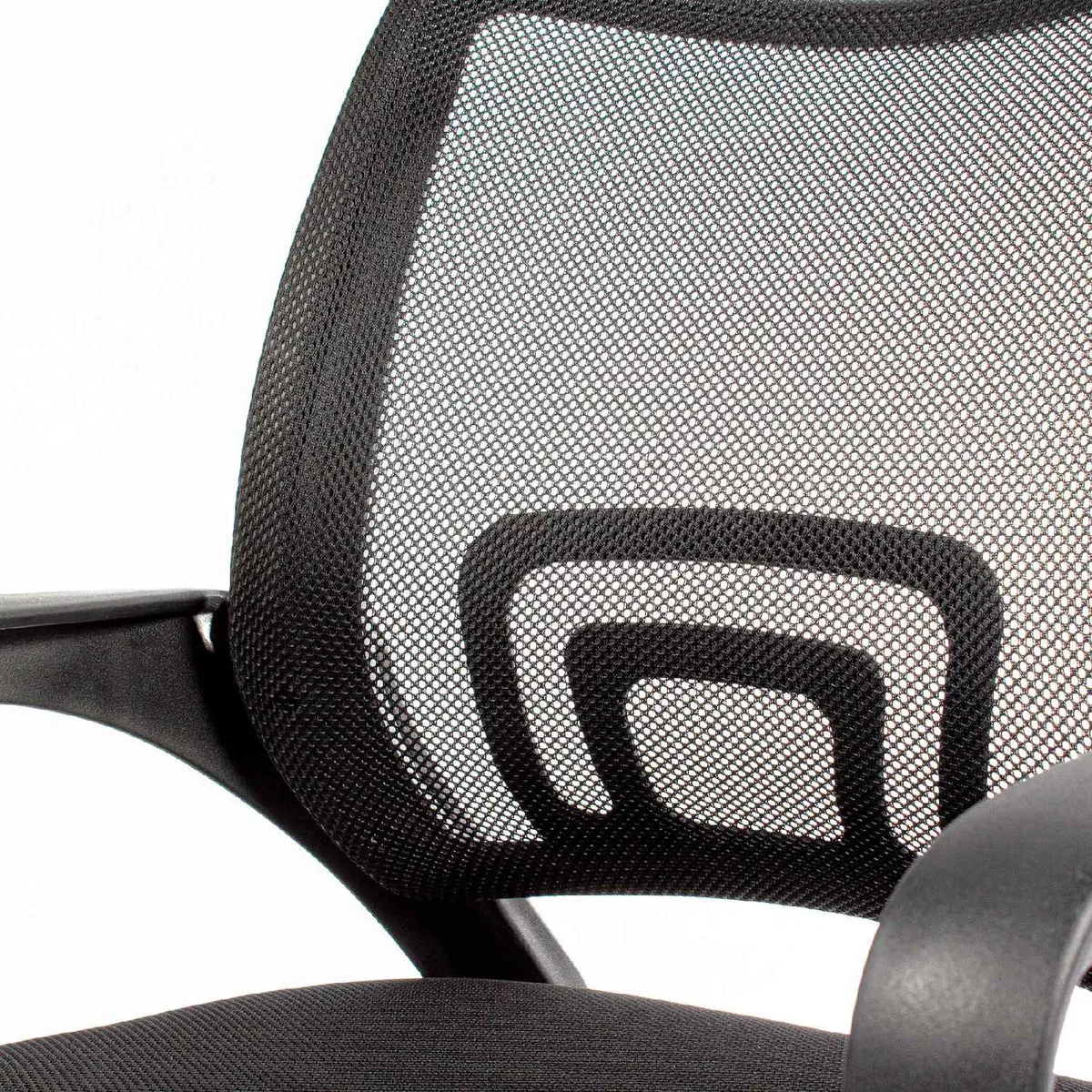 Silla de escritorio Urban Design YZ01B ergonómica  negra con tapizado de cuero sintético