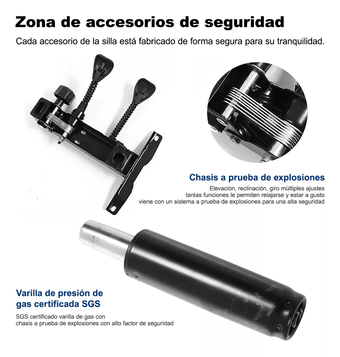 Silla De Escritorio Gamer Ergonómica Con Masaje Lumbar