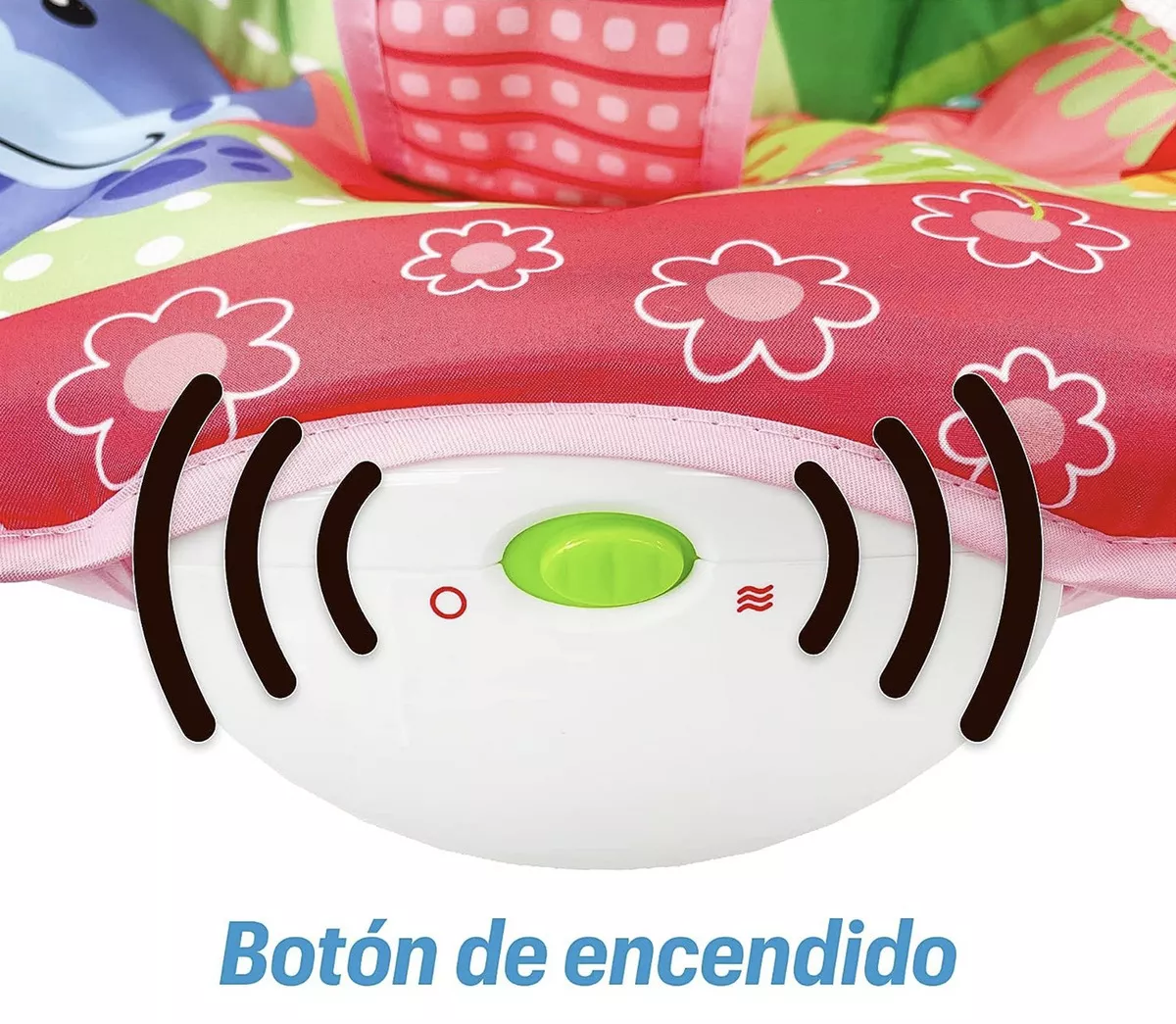 Bouncer silla vibradora mecedora de bebe musical con juegos