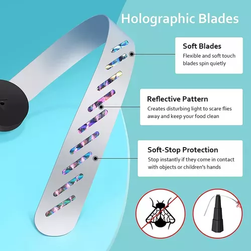 Repelente Ahuyenta Moscas Mosquitos Ventilador Para Mesa 2