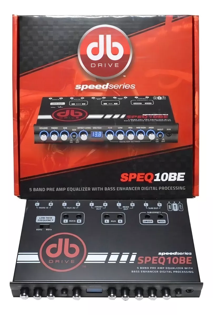 Ecualizador Con Epicentro Digital Db Drive Speq10be 5 Bandas
