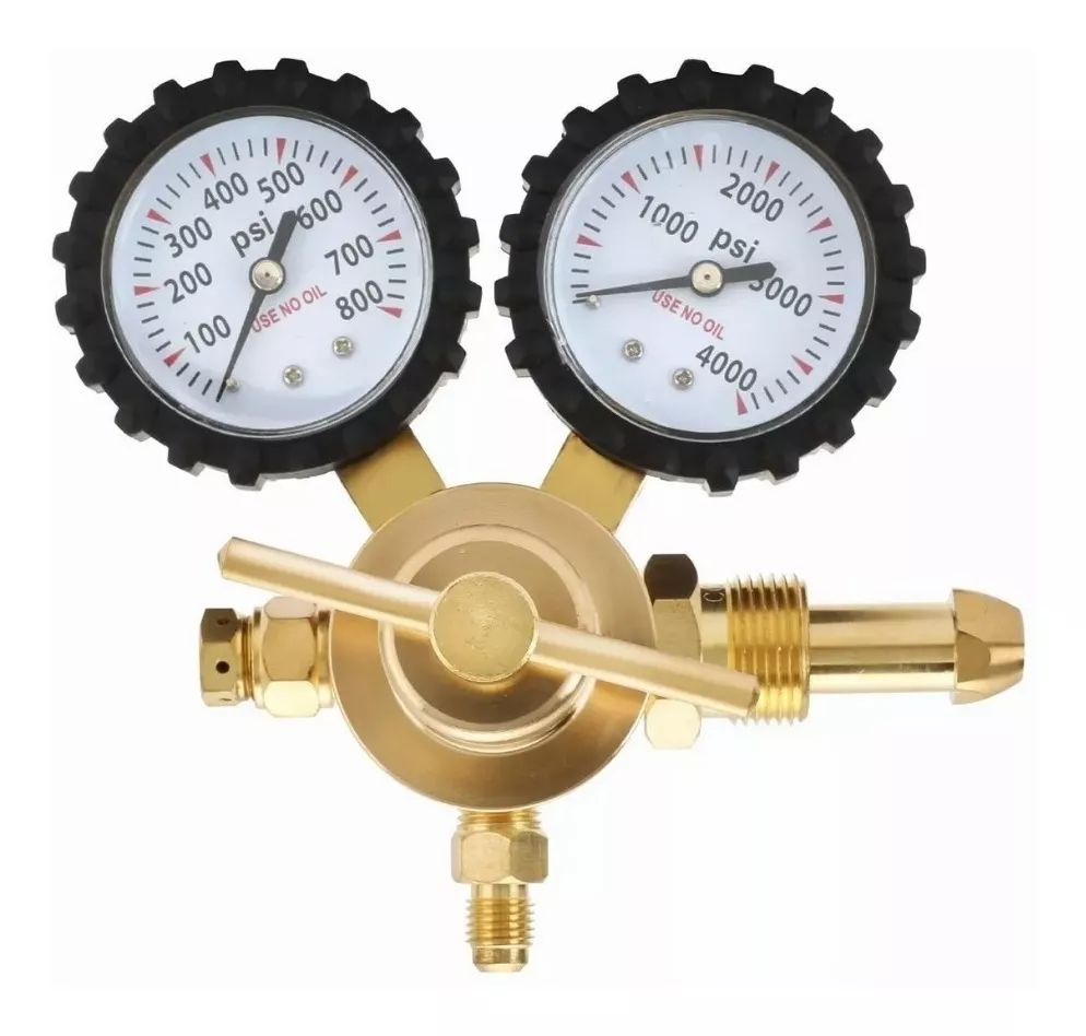 Manometro Regulador De Nitrogeno Cga 580 1/4 800psi Cga580