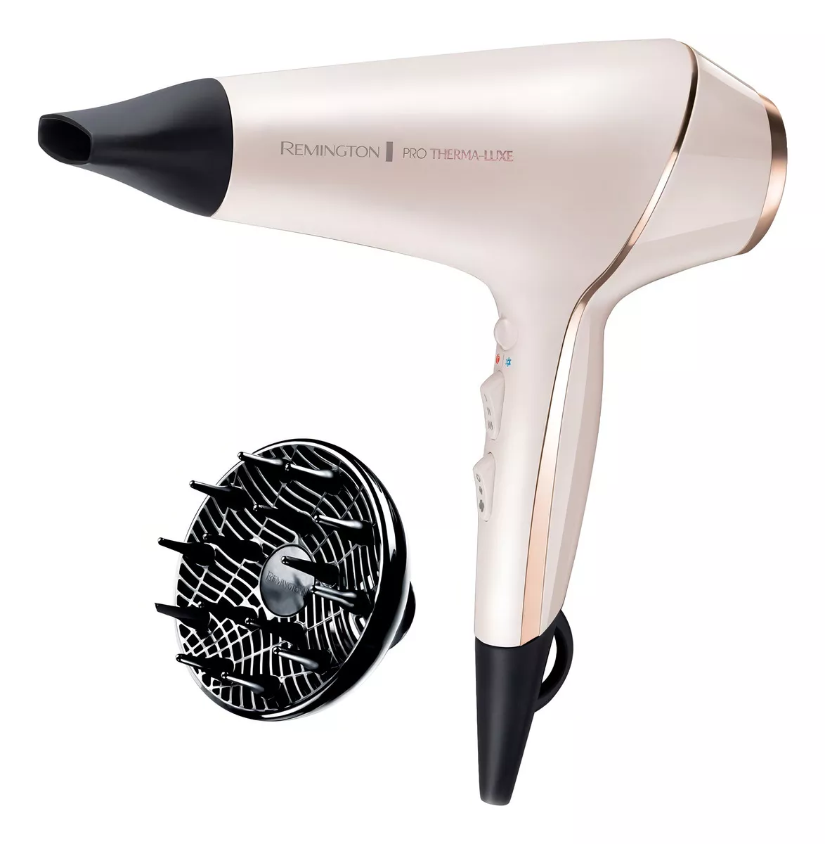 Secador De Pelo Remington Motor Profesional 1900 W Color Rosa claro
