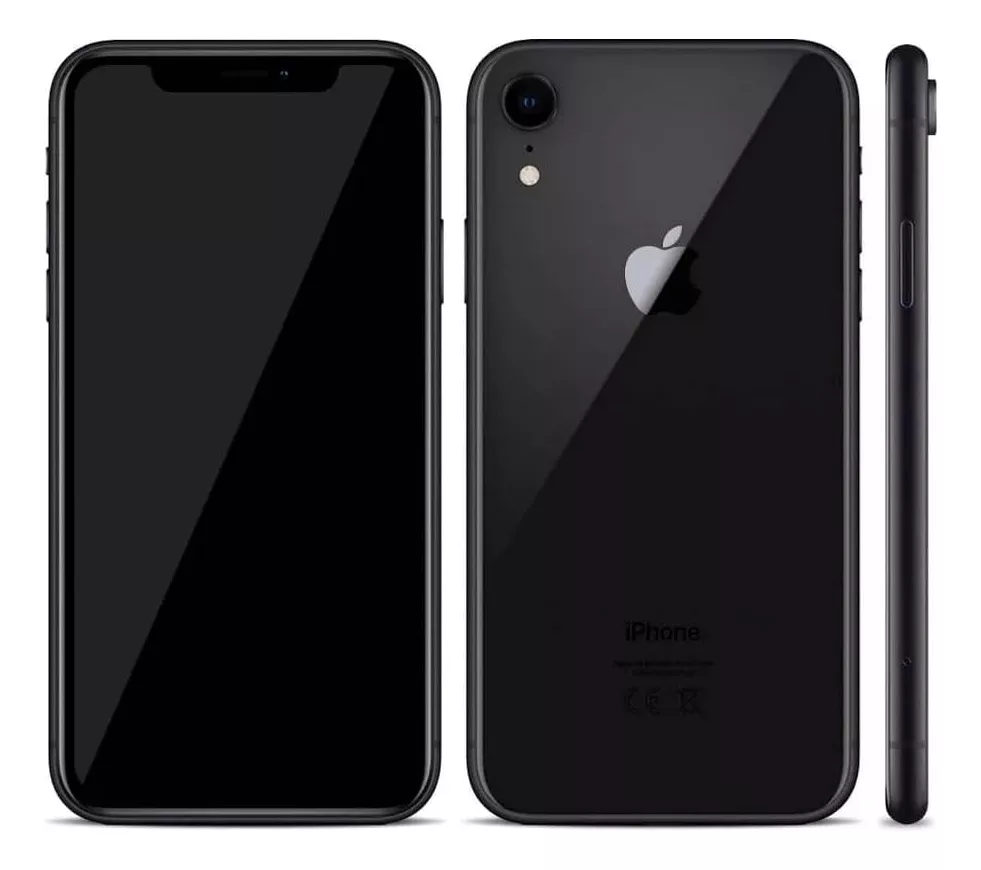 iPhone XR 64 Gb Negro Con Caja Original (Reacondicionado)
