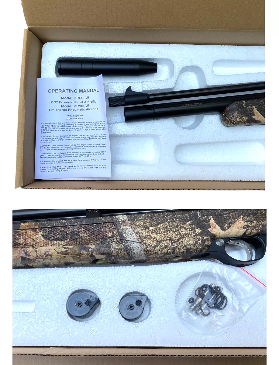 Rifle Pcp (v-raptor) Pr900 Regulado Camu Cal. 5.5 Diabolos