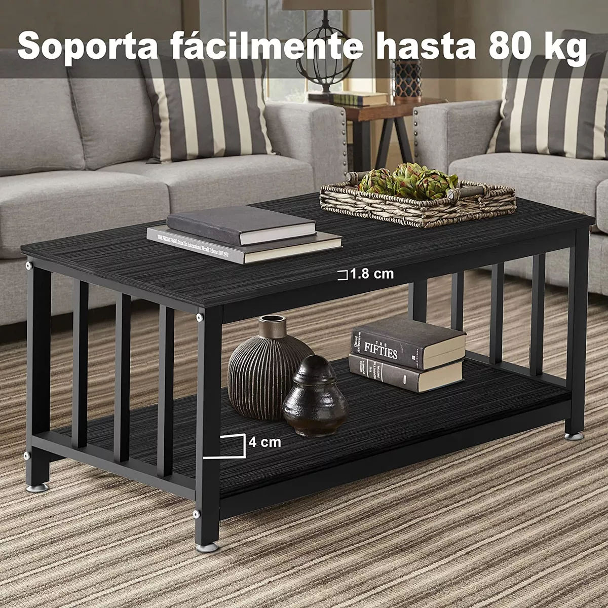Mesa De Centro, Mesa Para Sala De Madera Moderno