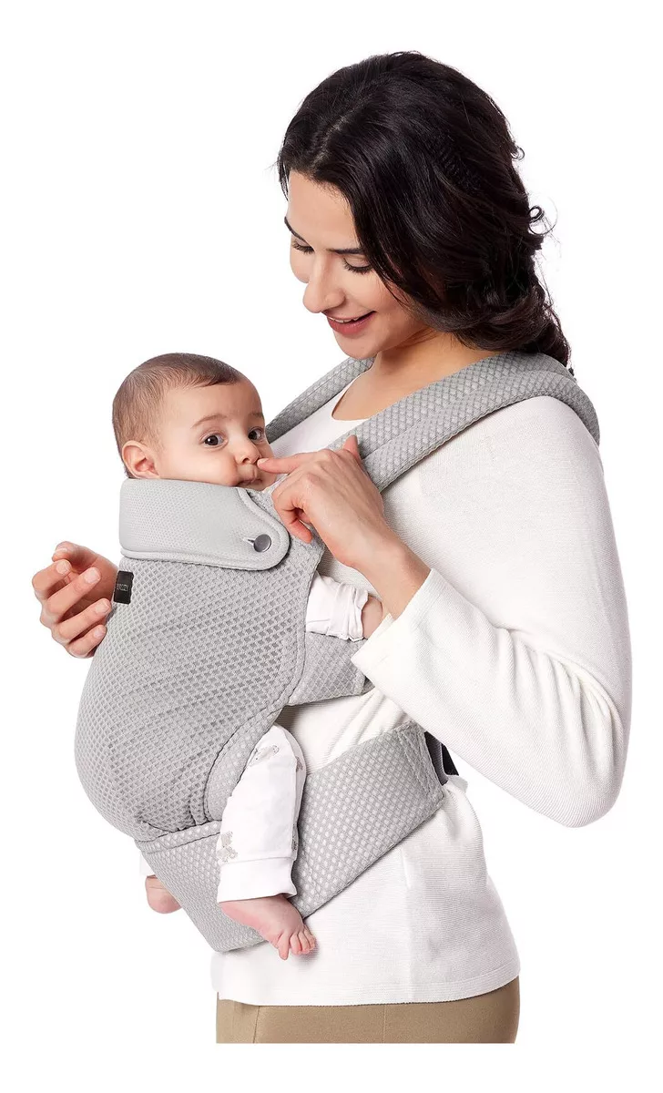 Momcozy Portabebé Enfriamiento Cangurera Bebé Transpirable Color Gris