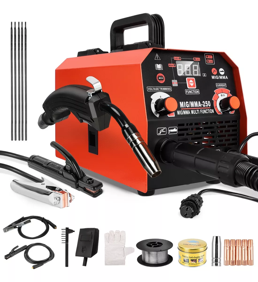 Soldadora Inversora 250a Máquina De Soldar Inverter Mig Mma