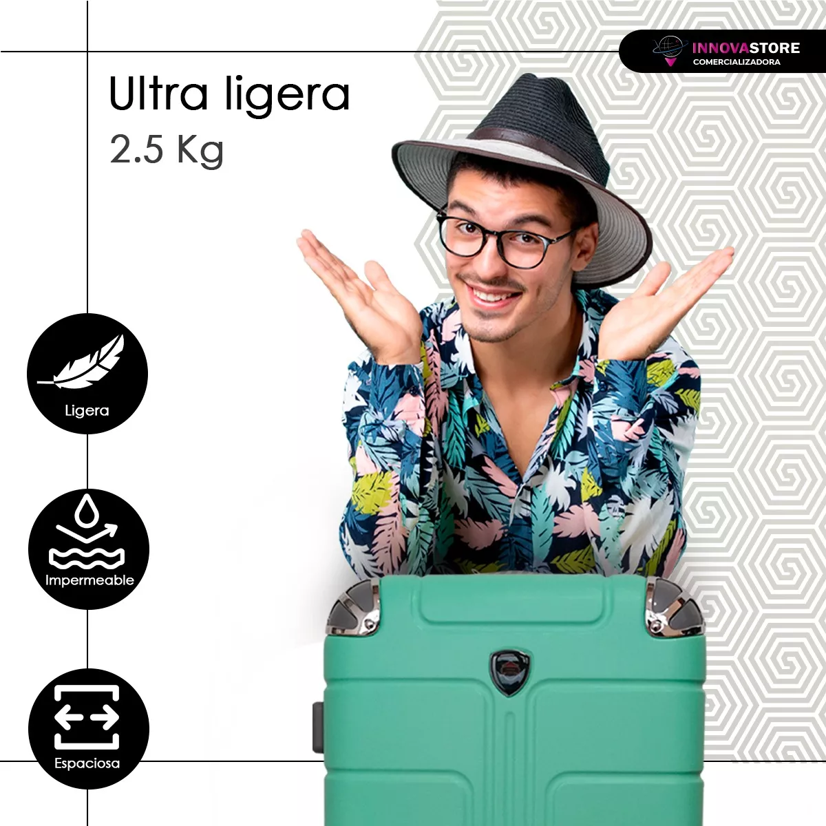 Kit Viaje Maletas Avión 2pz 10kilos Ruedas 360 Set 20+20 Pul