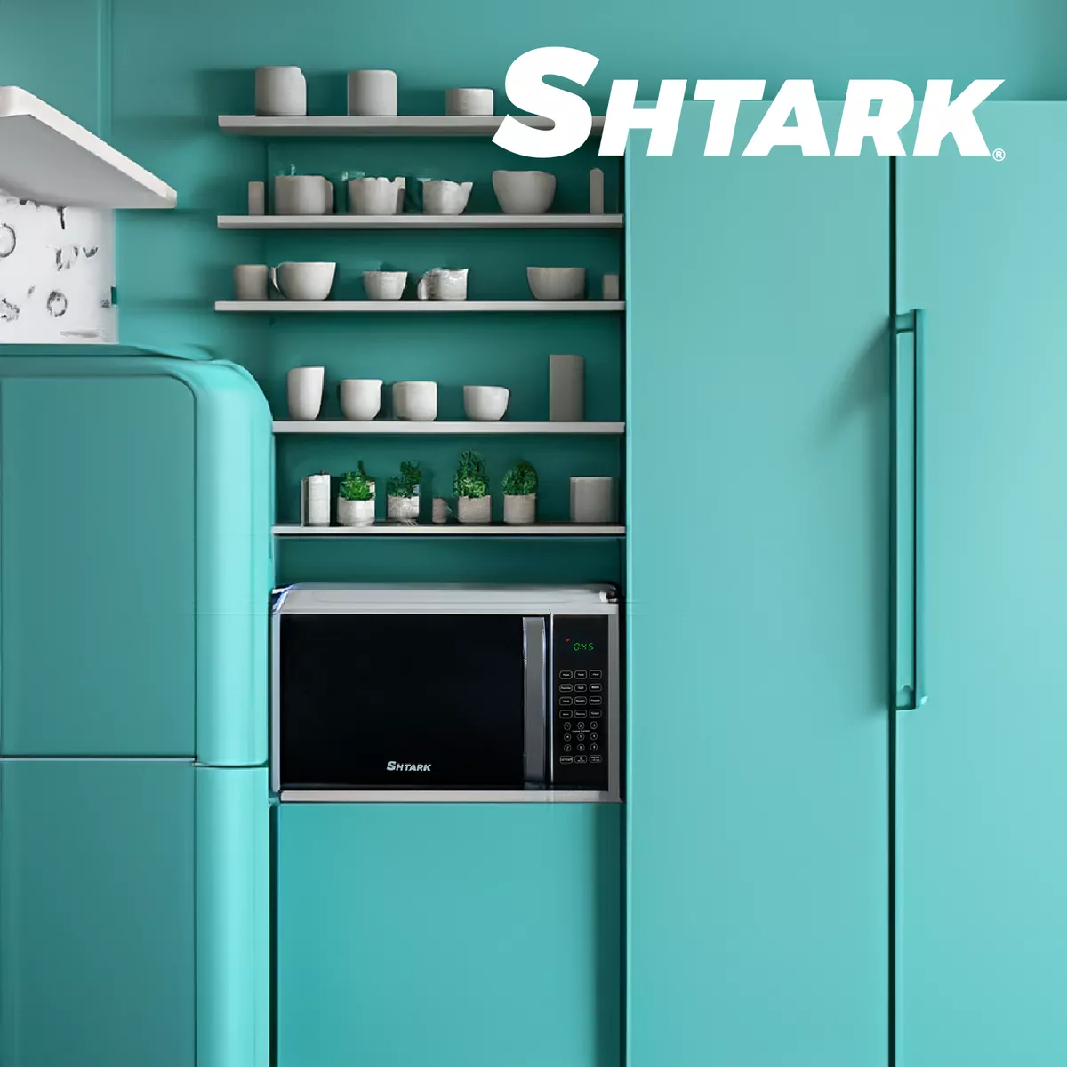 Horno De Microondas 7 Pies 20 Lts Acero Inox Espejo 120v