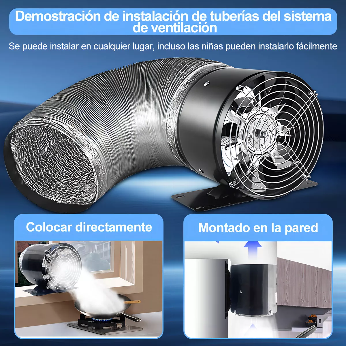 Extractor De Humo Aire Industrial Para Cocina Ventilado 6in Foowei Extractor Humo Aire De Silencios 6in Para Cocina Ventilado
