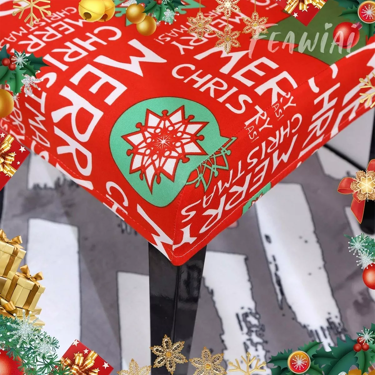 4 Pzs Fundas Para Sillas De Comedor De Navidad Navideños