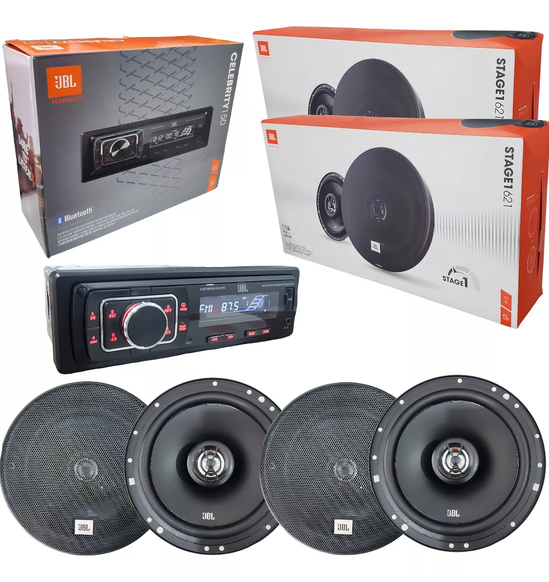 Kit Estéreo Multimedia JBL Celebrity 150 + 4 Parlantes