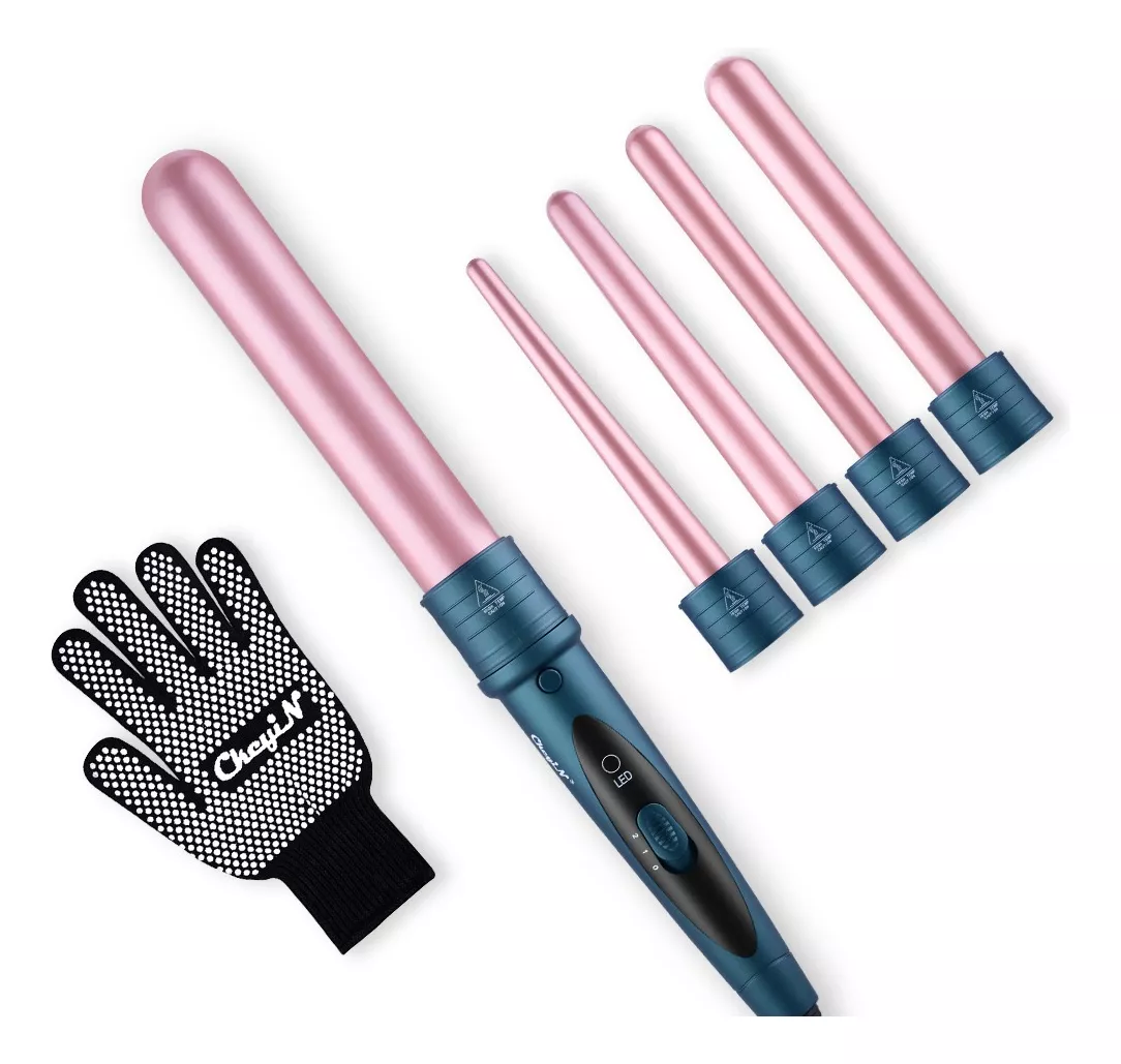 Rizadoras De Cabello Cerámicas Ferros Profesionales- 5 En 1