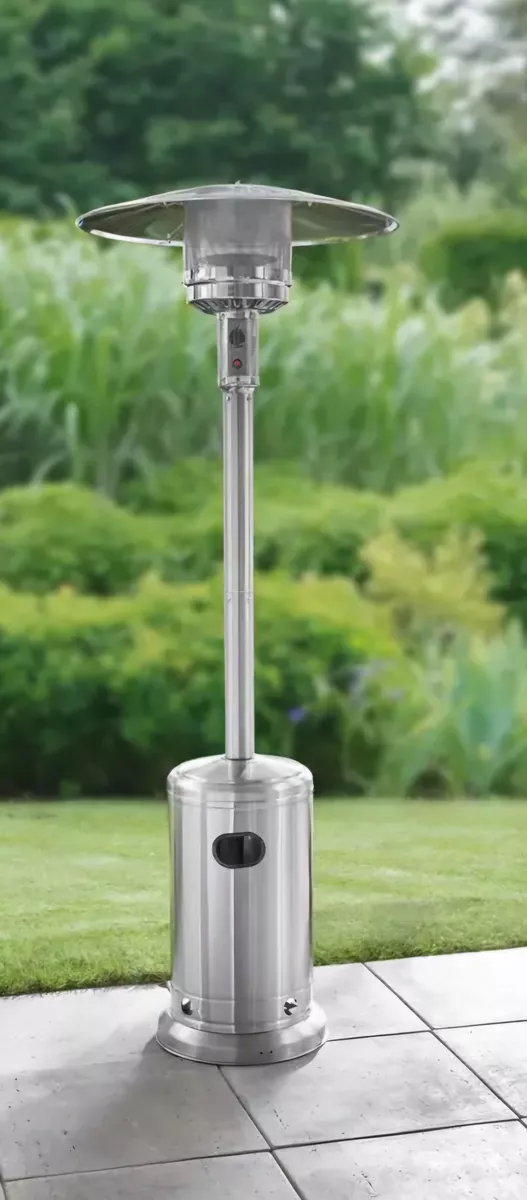 Calenton Patio Acero-inoxidable 48kbtu,con Protección Volteo