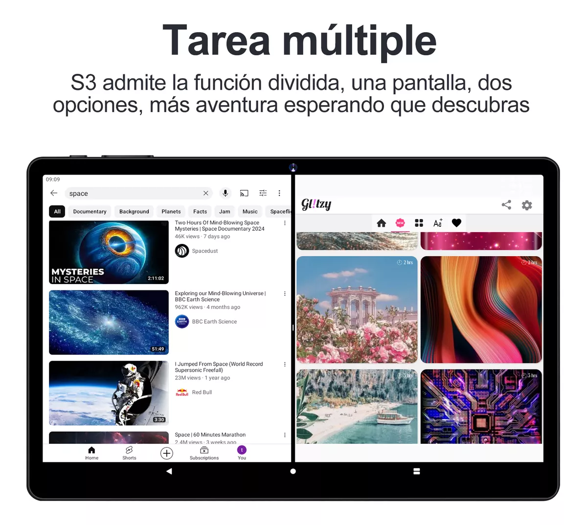 Tablet 20+128gb Android 14 Octa-core Wifi 5g Con Funda Mouse