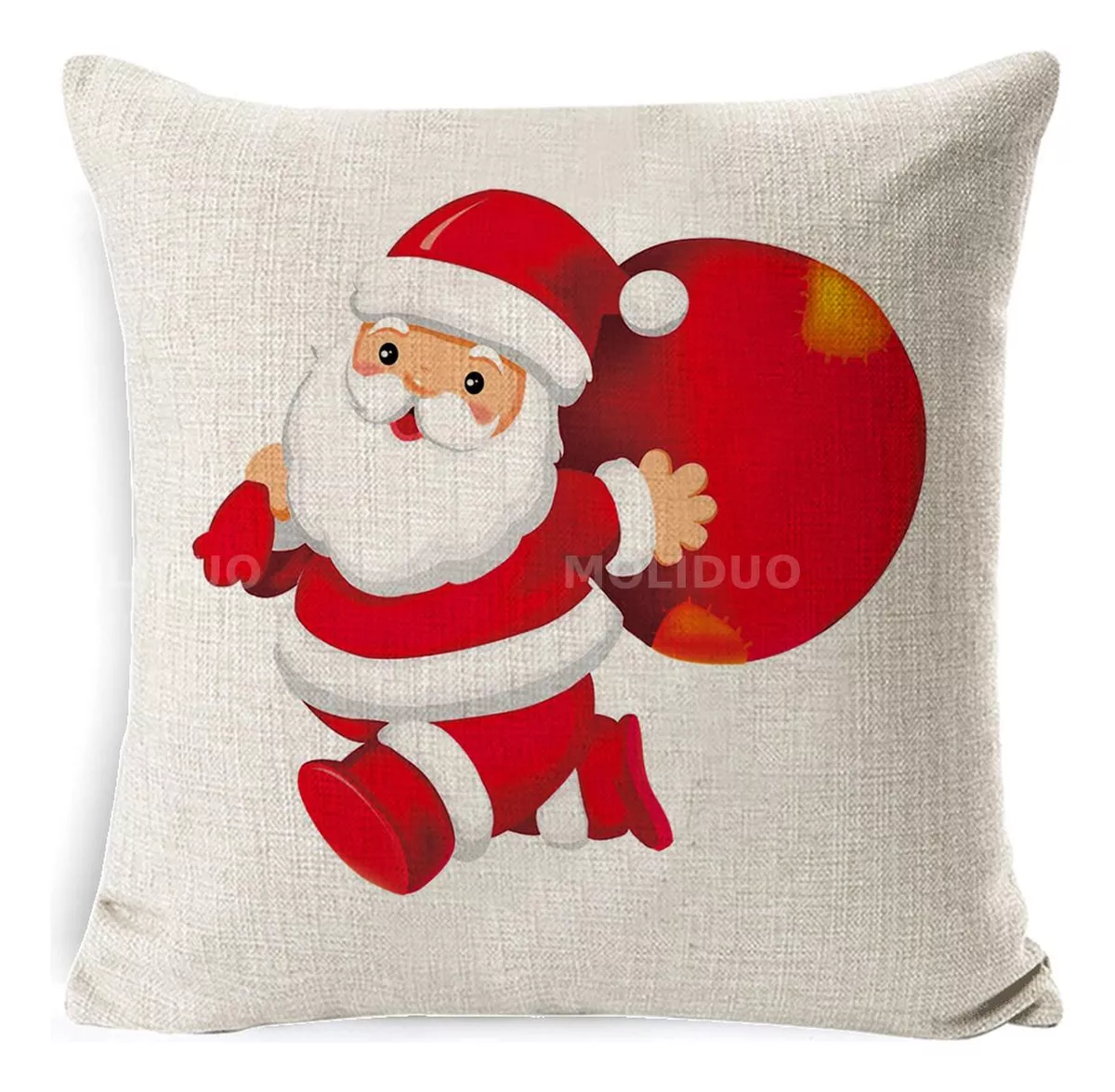 6 Fundas Navideñas Cojines Decorativos Fundas Almohadas Lino