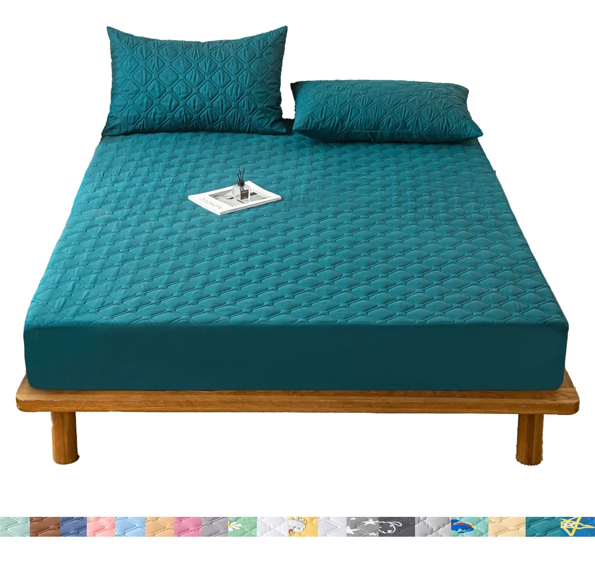 Protector Cubre Colchón Impermeable Matrimonial 3 Pisos King