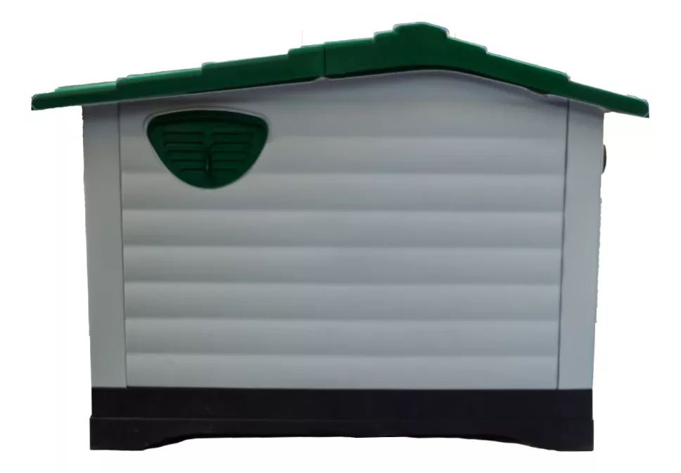 Casa Para Perro Raza Mediana Con Puerta Metal Y Térmica