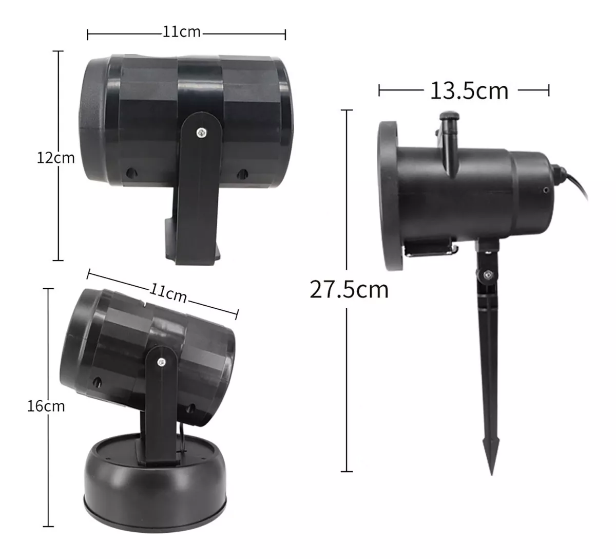 Luces Led De Copos De Nieve De Navidad, Luces De Decoración