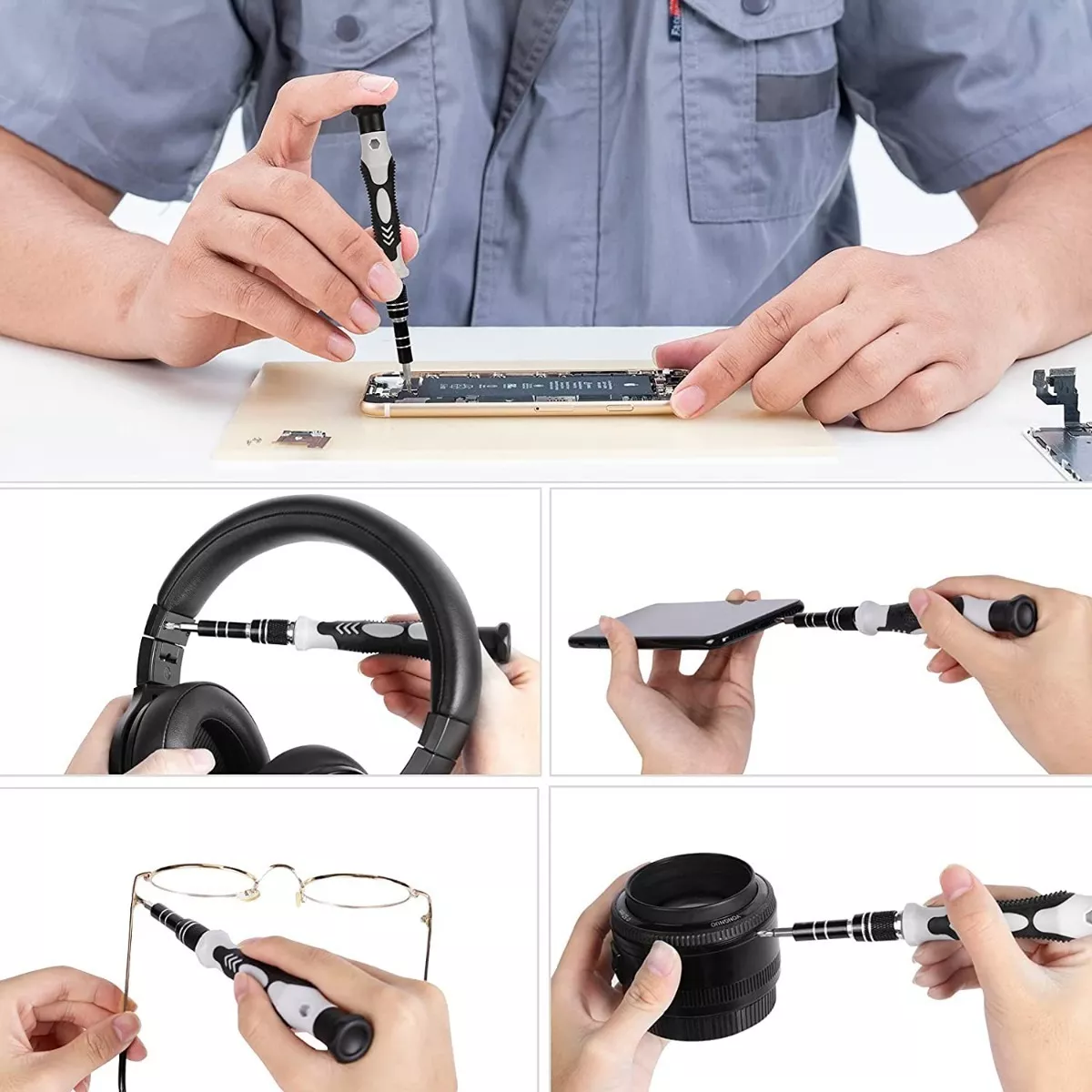 Kit De Desarmadores Y Herramientas De Precisión 115 En 1 RexQualis